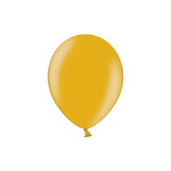 Balónek s perletí zlatý 10 ks
